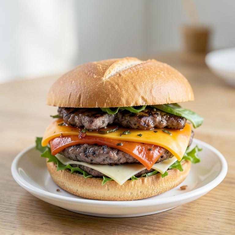 معاينة مرئية أصلية لأكلة ساندوتش كرواسون جبنة رومي من أمير الدمياطي