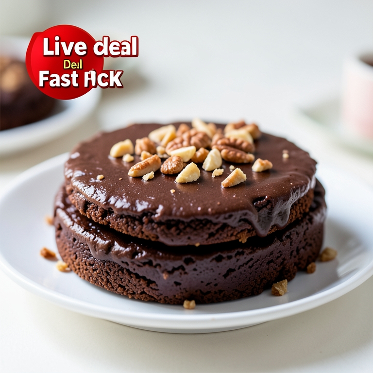 معاينة مرئية أصلية لأكلة طبق شيكولاتة مدور من أمير الدمياطي