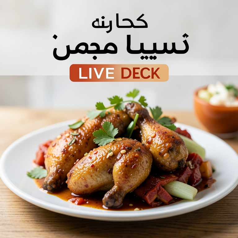 معاينة مرئية أصلية لأكلة دجاج رانش حواوشي من أمير الدمياطي