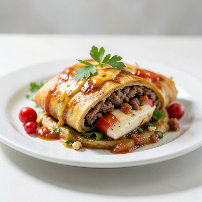 معاينة مرئية أصلية لأكلة رول بيض بالبسطرمة من أمير الدمياطي