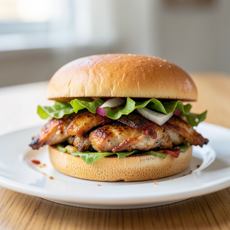 معاينة مرئية أصلية لأكلة هامر رانش تشيكن من برجر ان بوكس