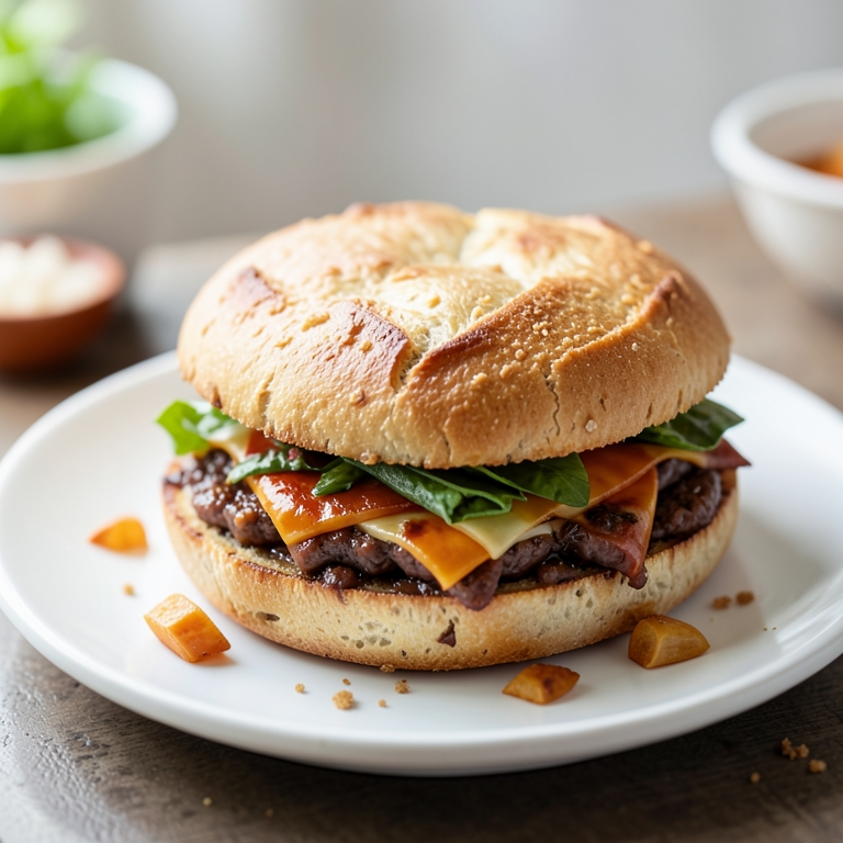 معاينة مرئية أصلية لأكلة خبز من برجر ان بوكس