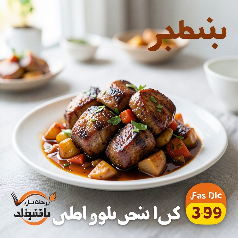 معاينة مرئية أصلية لأكلة تركى مدخن من برجر ان بوكس