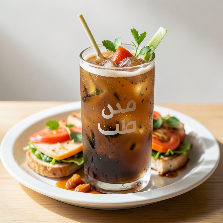 معاينة مرئية أصلية لأكلة كولا لتر من برجر ان بوكس