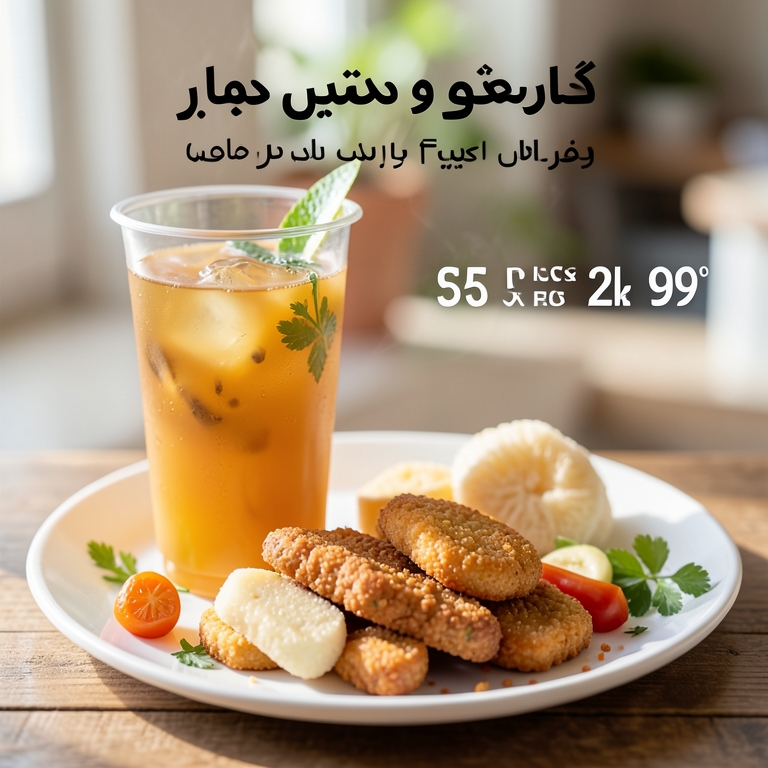 معاينة مرئية أصلية لأكلة مياه معدنية صغيرة من برجر كنج