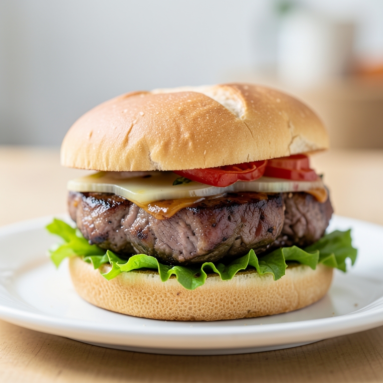 معاينة مرئية أصلية لأكلة وابر جونيور لحم بقرى من برجر كنج