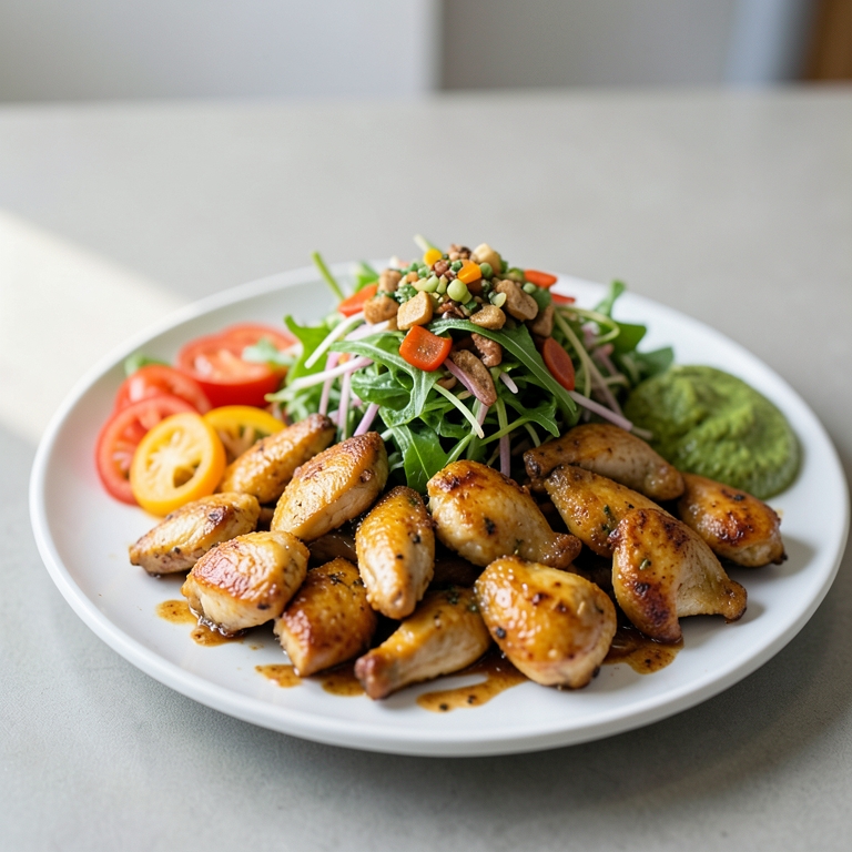 معاينة مرئية أصلية لأكلة سلطة كينج الدجاج من برجر كنج