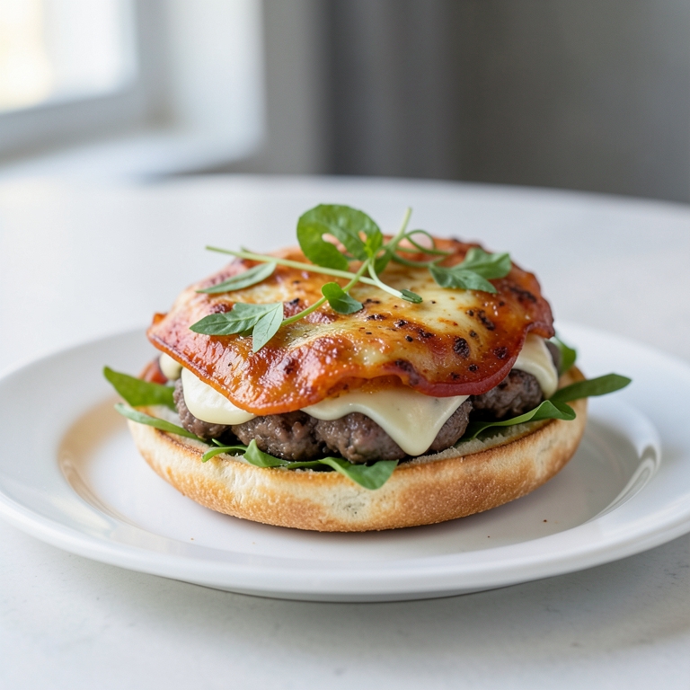 معاينة مرئية أصلية لأكلة جريلد تشيز بريسكت من بوتشرز برجر