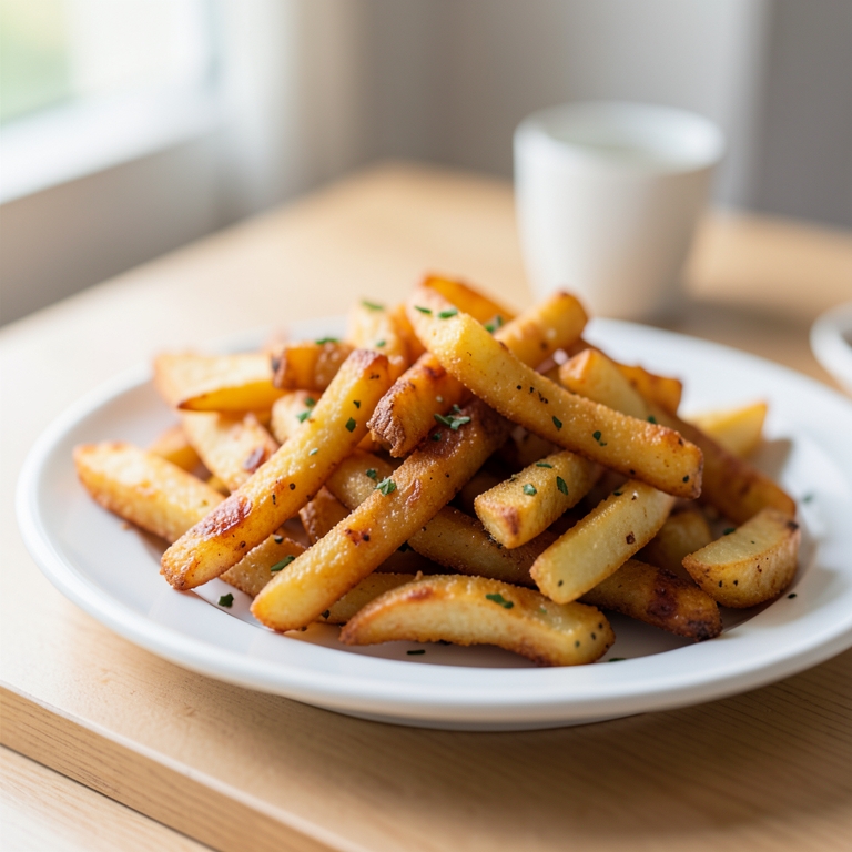 معاينة مرئية أصلية لأكلة جونيور تشيكن ستريبس مع بطاطس مقلية من بوتشرز برجر