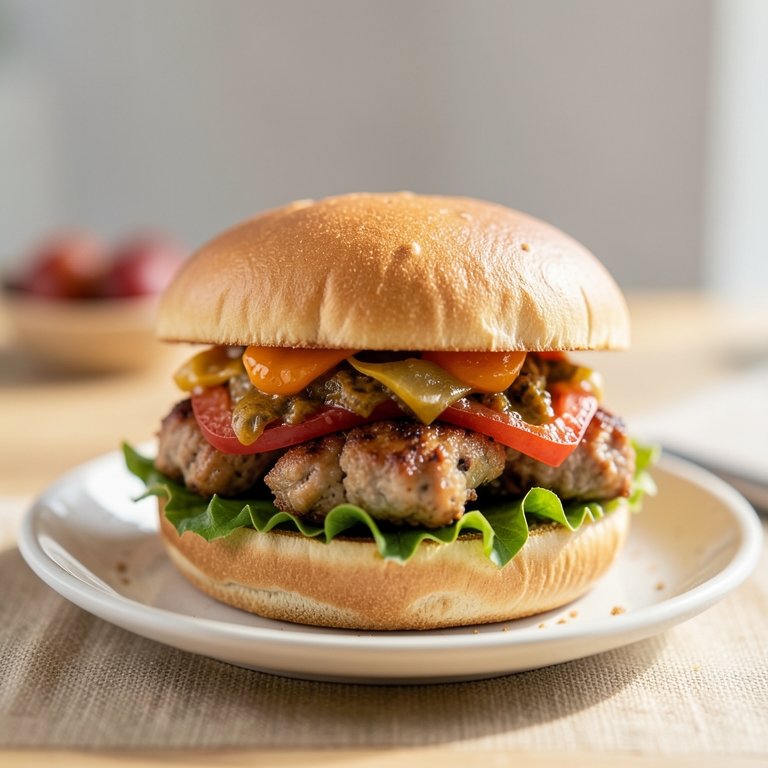 معاينة مرئية أصلية لأكلة جونيور تشيكن ساندويتش من بوتشرز برجر