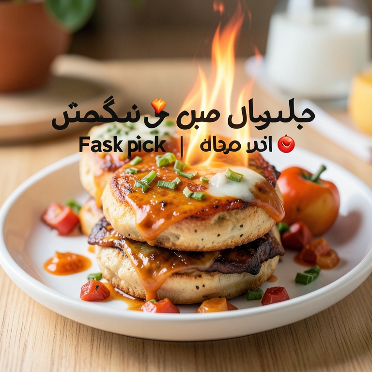 معاينة مرئية أصلية لأكلة بي بي ماك أند تشيز ادمان من بوتشرز برجر