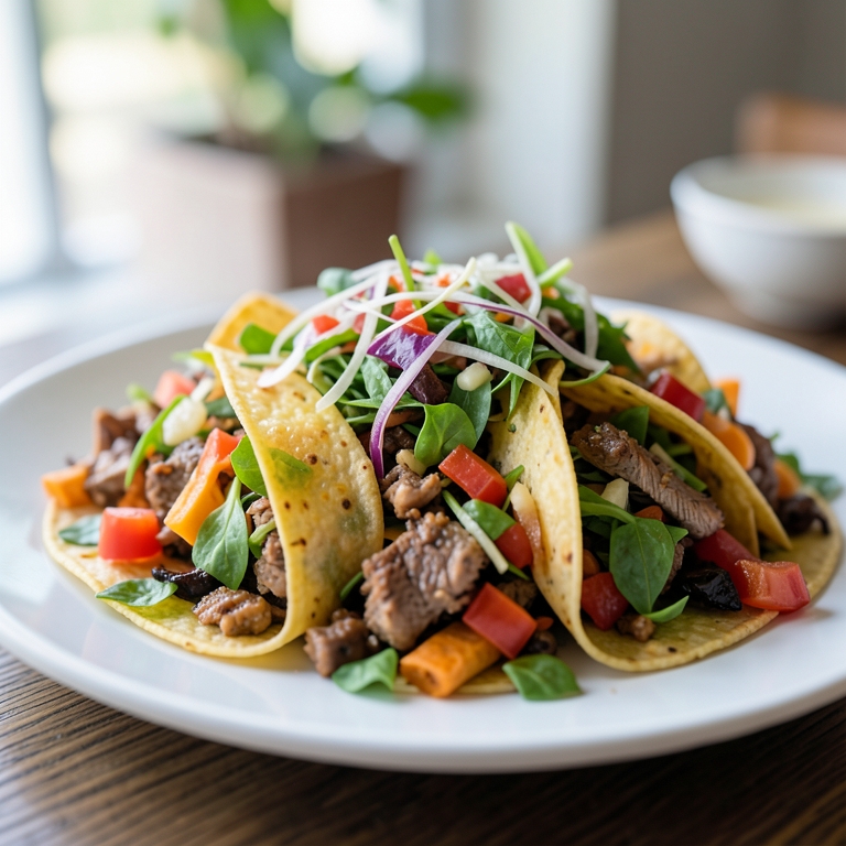 معاينة مرئية أصلية لأكلة تاكو سلاد من بوتشرز برجر