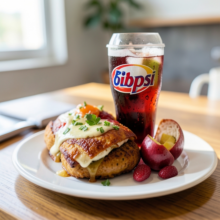 معاينة مرئية أصلية لأكلة شيري بيبسي من بوتشرز برجر