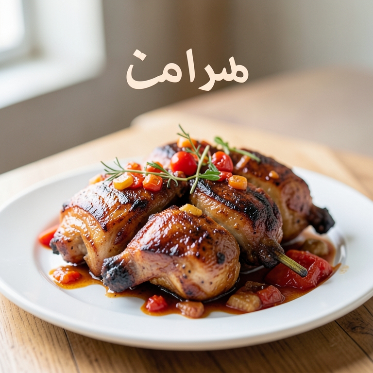 معاينة مرئية أصلية لأكلة موزة ضأني من مطعم حضرموت