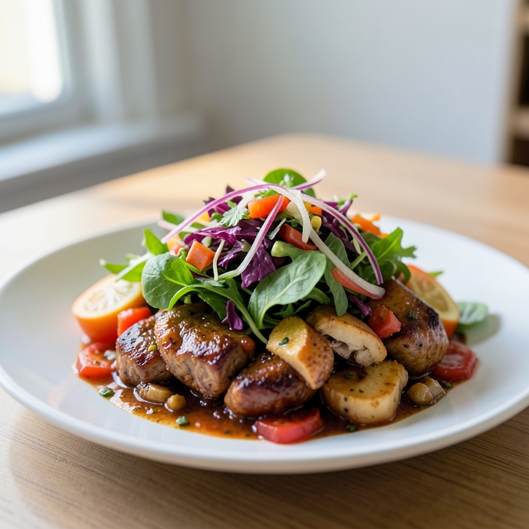 معاينة مرئية أصلية لأكلة سلطة طرنشات من مطعم حضرموت