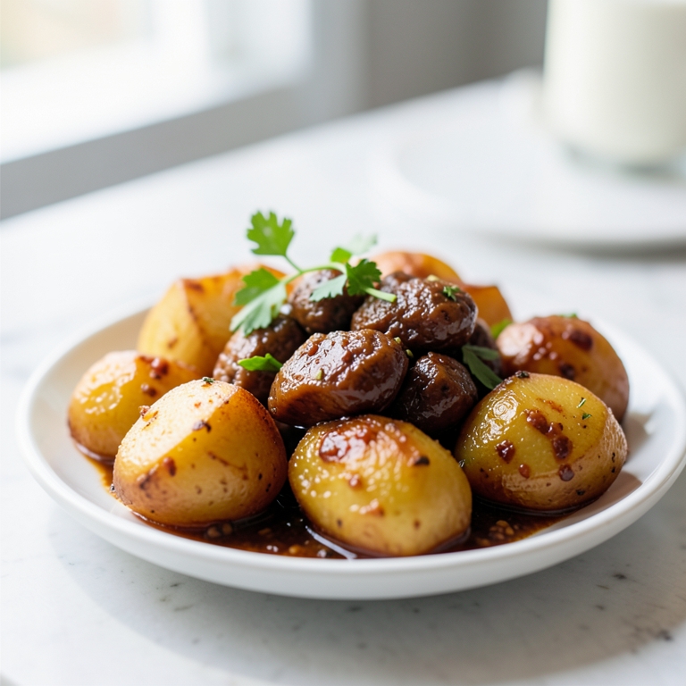 معاينة مرئية أصلية لأكلة بطاطس محمرة من مطعم حضرموت