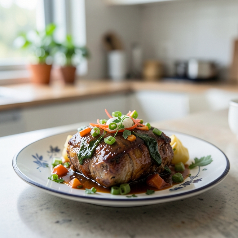 معاينة مرئية أصلية لأكلة حمام محشي من مطعم حضرموت