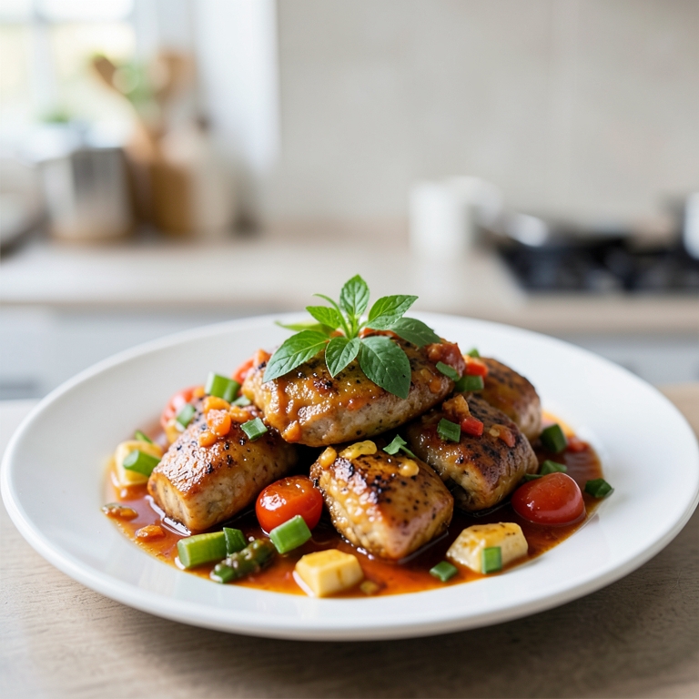 معاينة مرئية أصلية لأكلة سمبوسك من مطعم حضرموت