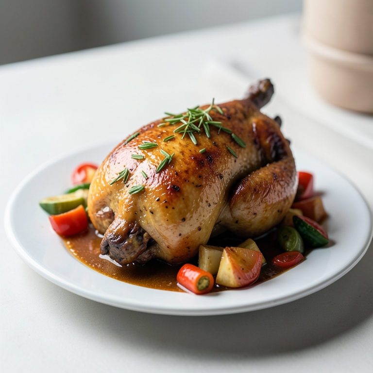 معاينة مرئية أصلية لأكلة نصف دجاجة مندي من مطعم حضرموت