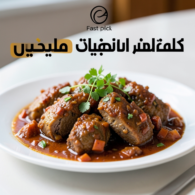 معاينة مرئية أصلية لأكلة ربع كيلو كفتة كندوز من مطعم حضرموت