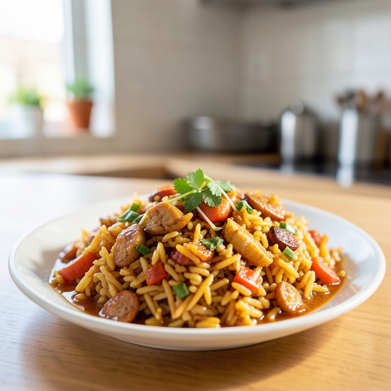 معاينة مرئية أصلية لأكلة أرز بسمتي كبير من مطعم حضرموت