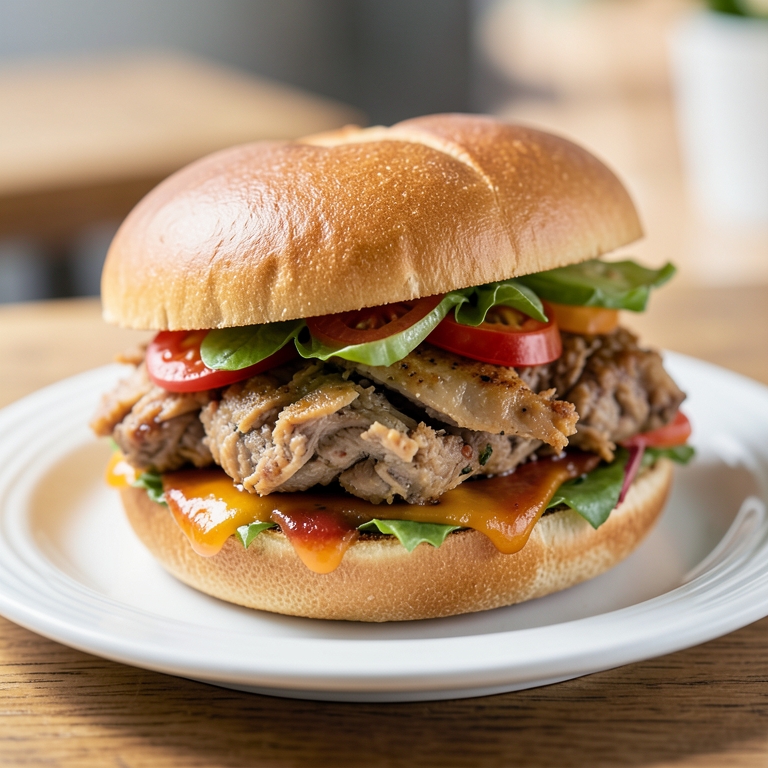 معاينة مرئية أصلية لأكلة ساندوتش فاير إن ذا هول من هارت أتاك