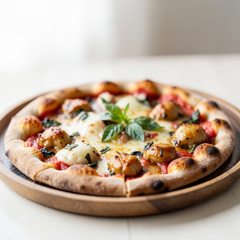 معاينة مرئية أصلية لأكلة فولد باربيكيو تشيكن من بيتزا كينج