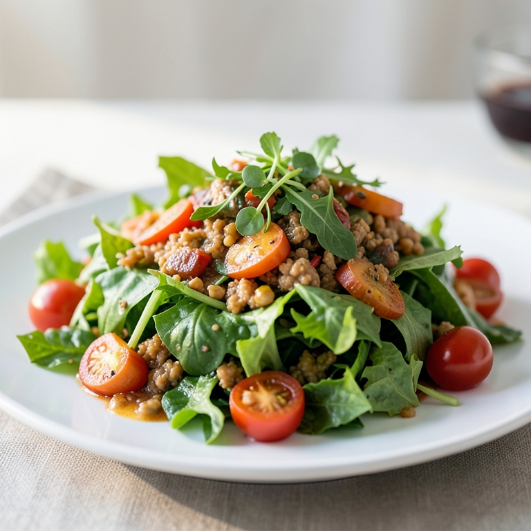 معاينة مرئية أصلية لأكلة سلطة خضراء من بيتزا كينج