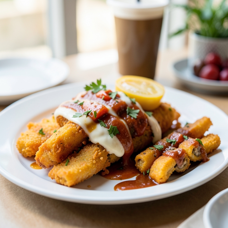 معاينة مرئية أصلية لأكلة بافلو فرايز من بيتزا ستيشن