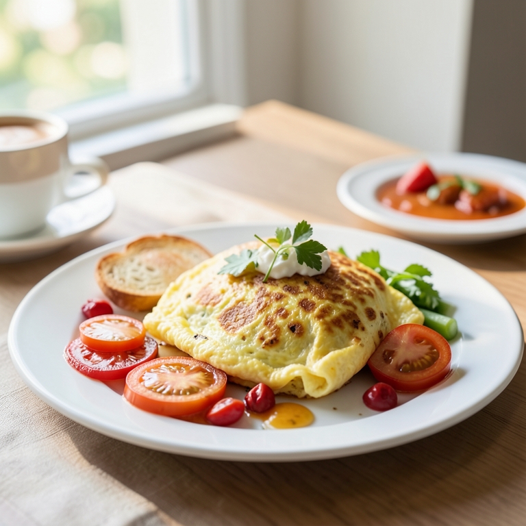 معاينة مرئية أصلية لأكلة بيض اومليت من سالاد ستور