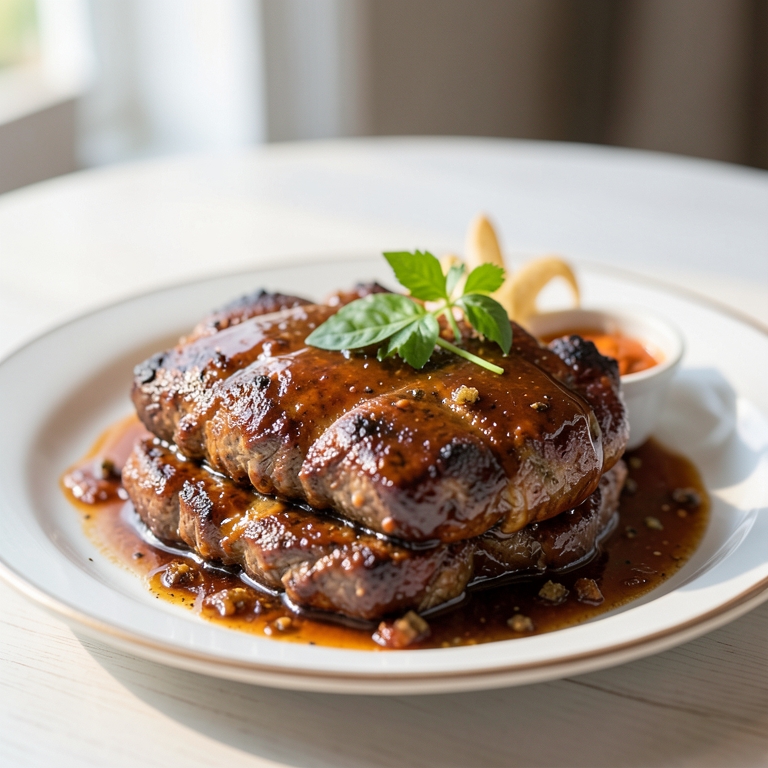 معاينة مرئية أصلية لأكلة راب باربيكيو بالعسل من سالاد ستور