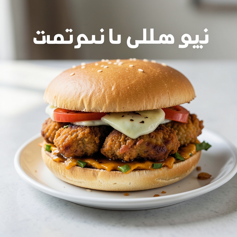 معاينة مرئية أصلية لأكلة شاورما دجاج سندويش من سالاد ستور