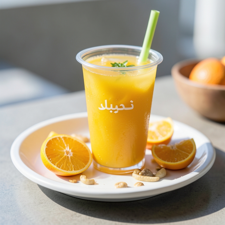 معاينة مرئية أصلية لأكلة عصير برتقال من سالاد ستور