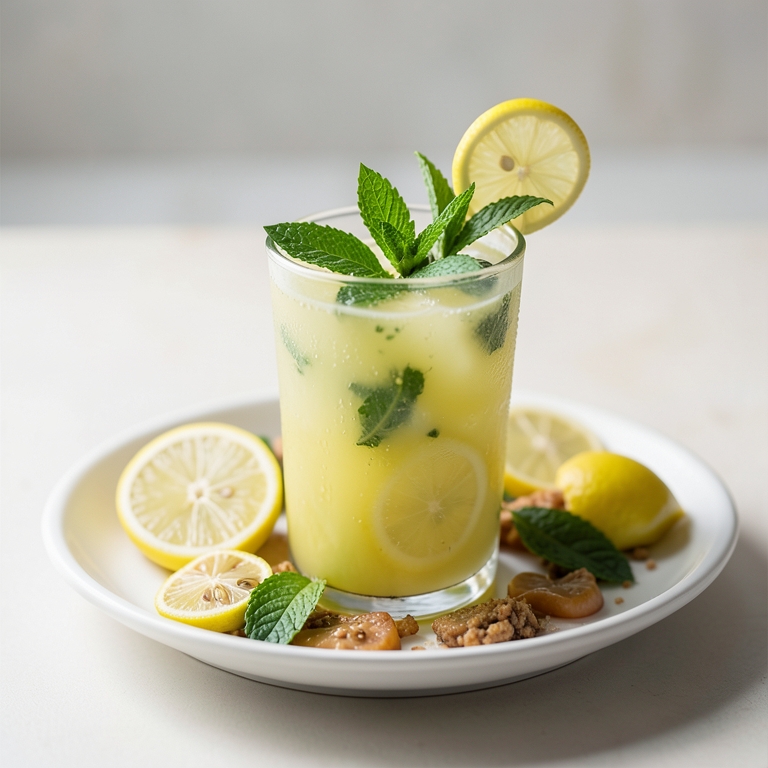 معاينة مرئية أصلية لأكلة عصير ليمون بالنعناع من سالاد ستور