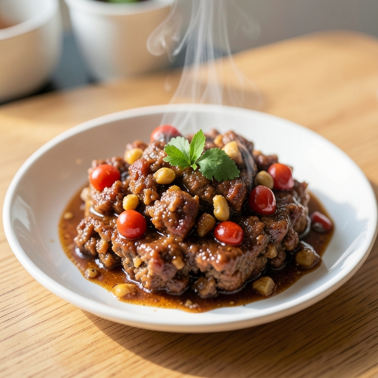 معاينة مرئية أصلية لأكلة فتة حمص من طابون