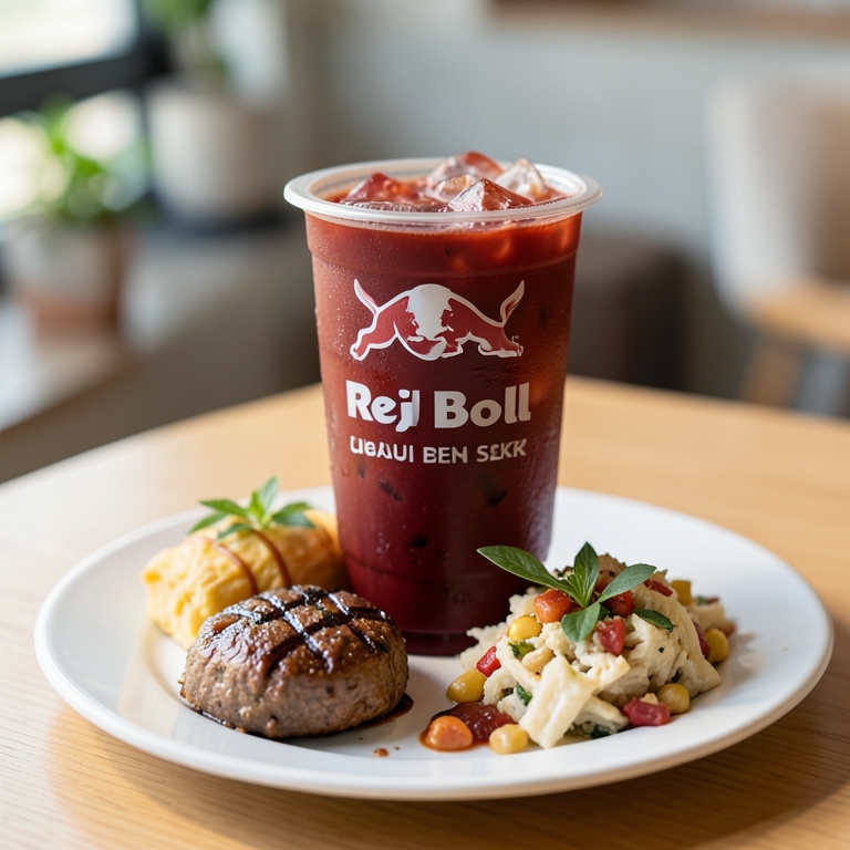 معاينة مرئية أصلية لأكلة ريد بول خالي من السكر من طابون