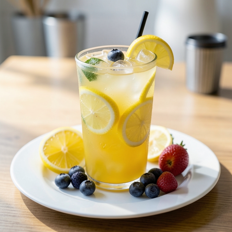 معاينة مرئية أصلية لأكلة بلوبيري ليمونادة من طابون