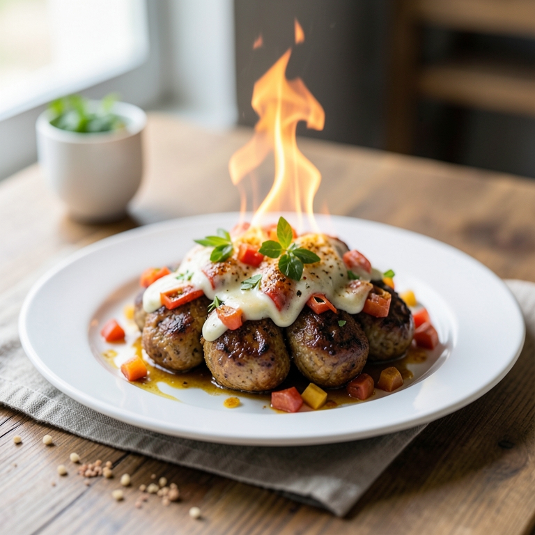 معاينة مرئية أصلية لأكلة حمص بيروتي من طابون