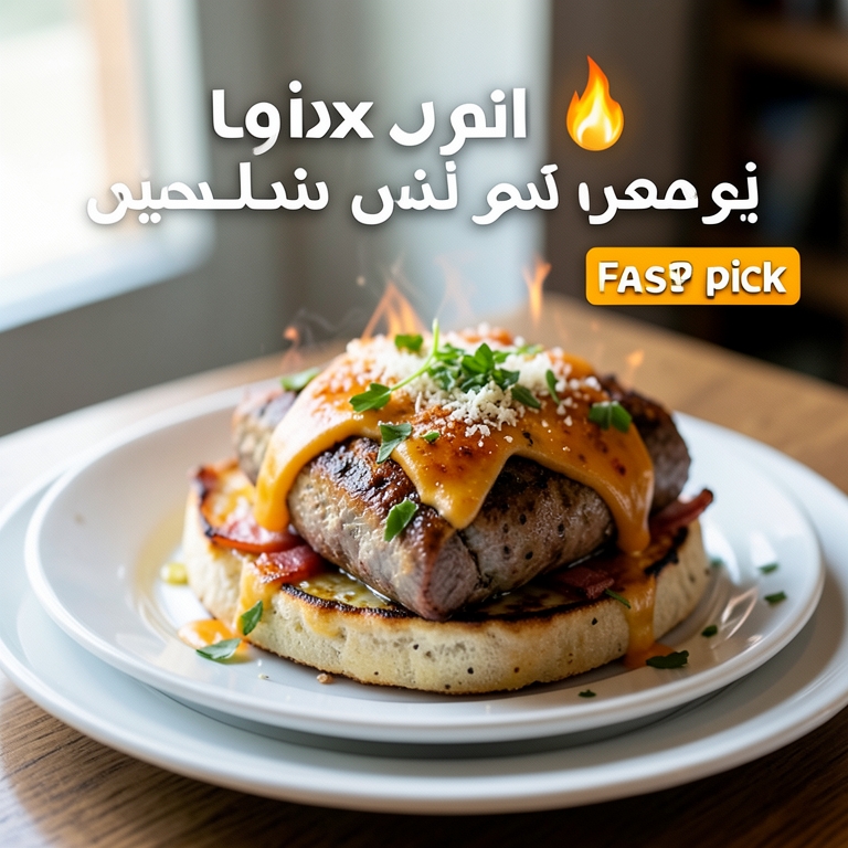 معاينة مرئية أصلية لأكلة ميكس جريل من طابون