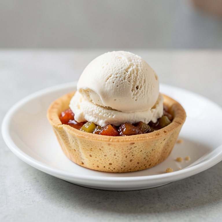 معاينة مرئية أصلية لأكلة أيس كريم من طابون