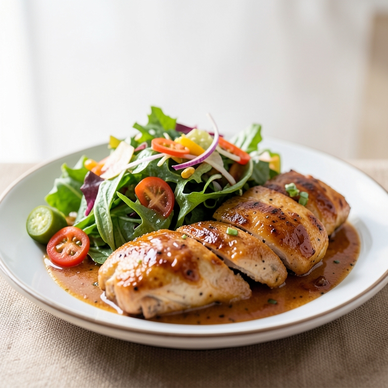 معاينة مرئية أصلية لأكلة سلطة دجاج من طابون