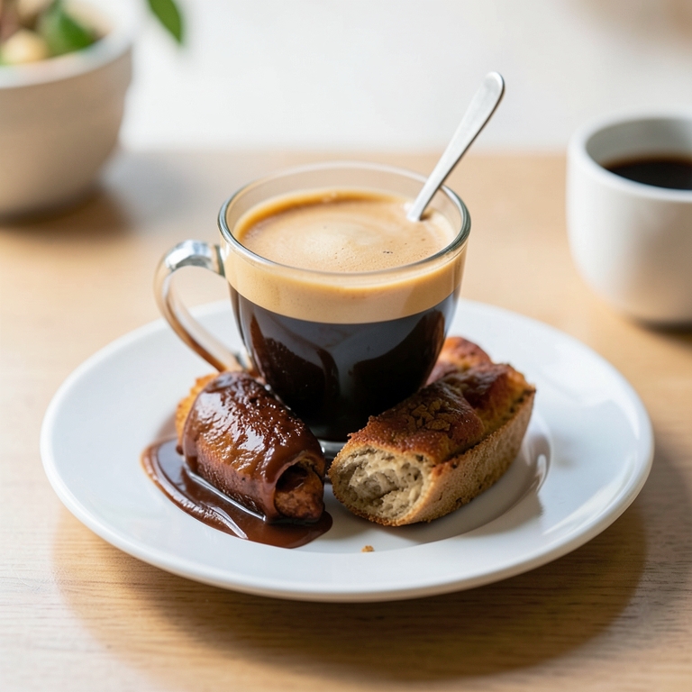 معاينة مرئية أصلية لأكلة إسبرسو ماكياتو دبل من طابون