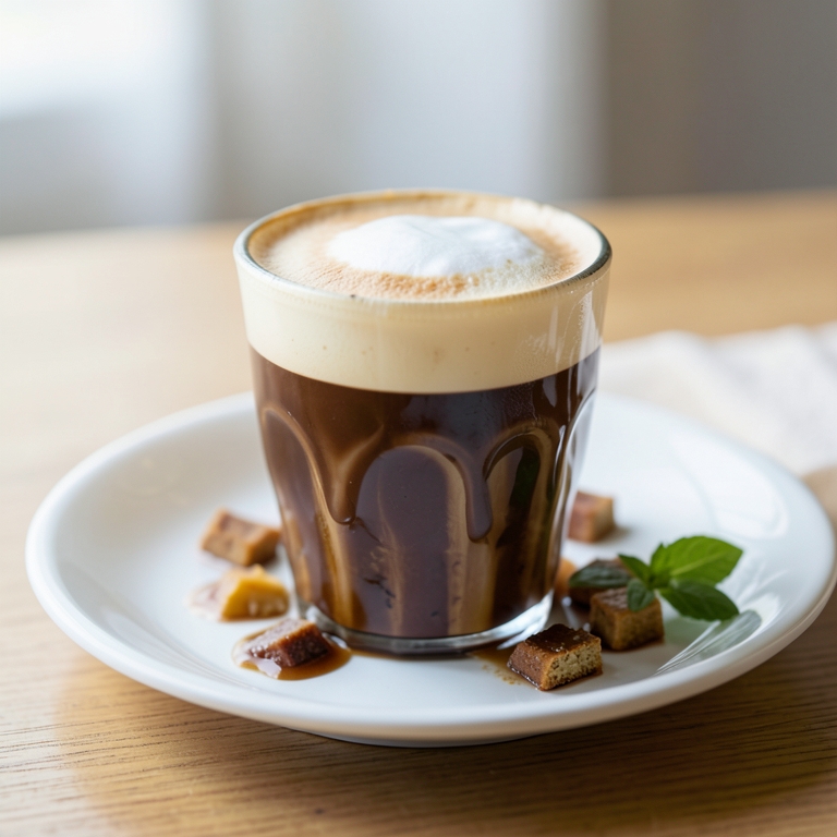 معاينة مرئية أصلية لأكلة كابتشينو من طابون