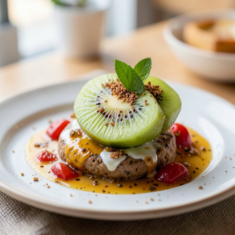 معاينة مرئية أصلية لأكلة كيوي من طابون