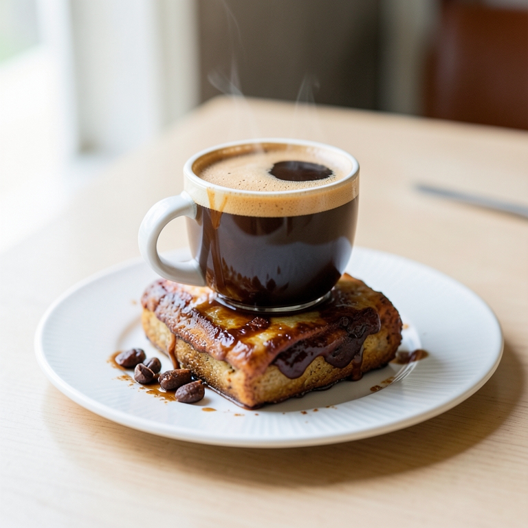 معاينة مرئية أصلية لأكلة اسبانش لاتيه من طابون