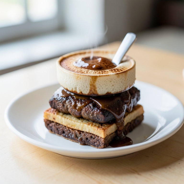 معاينة مرئية أصلية لأكلة فلات وايت من طابون