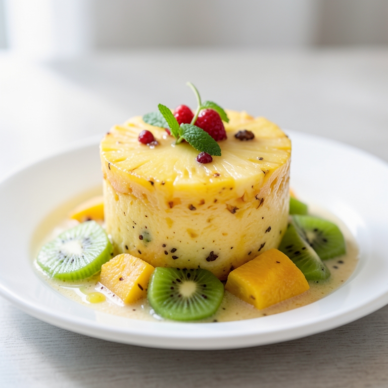 معاينة مرئية أصلية لأكلة كيوي أناناس من طابون