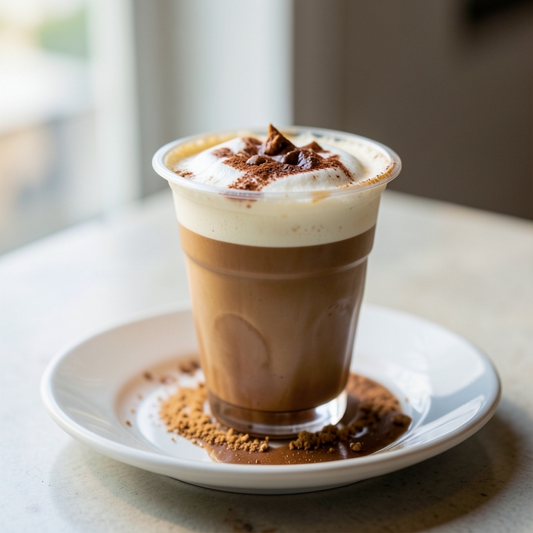 معاينة مرئية أصلية لأكلة أوفر آيس لاتيه من وافليشــوس