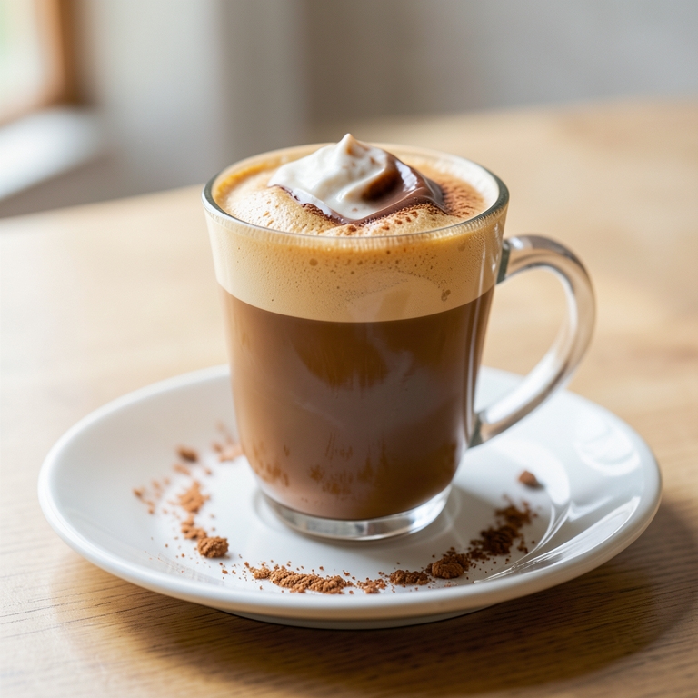 معاينة مرئية أصلية لأكلة اوفر آيس كراميل لاتيه من وافليشــوس