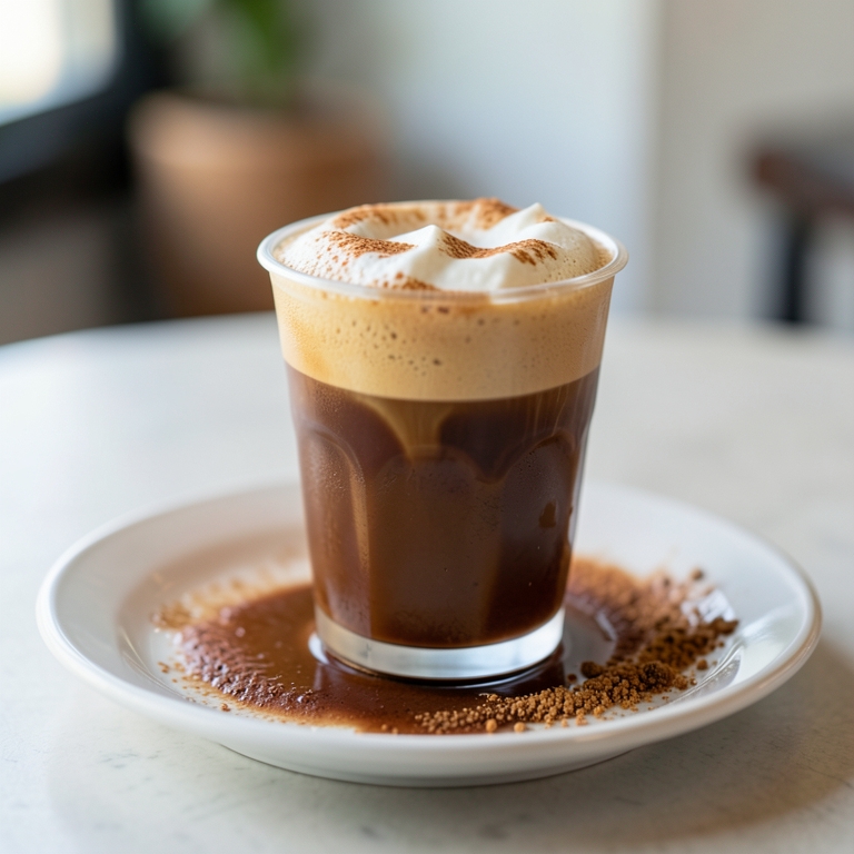 معاينة مرئية أصلية لأكلة اوفر آيس لاتيه أسباني من وافليشــوس